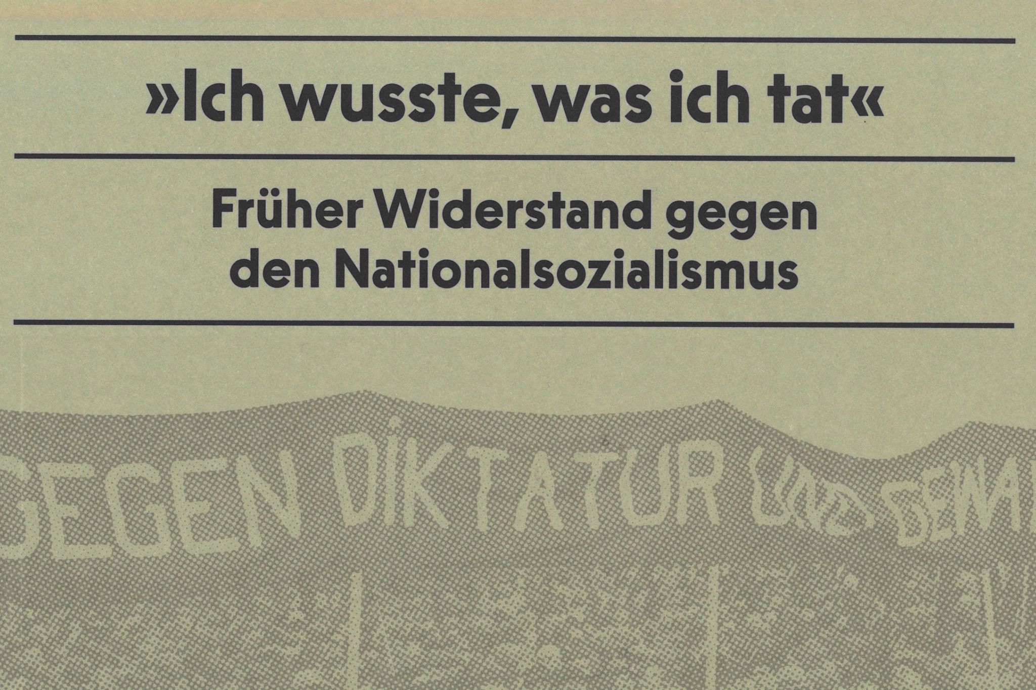 Ich wuss­te, was ich tat_​Cover Ka­ta­log (2)